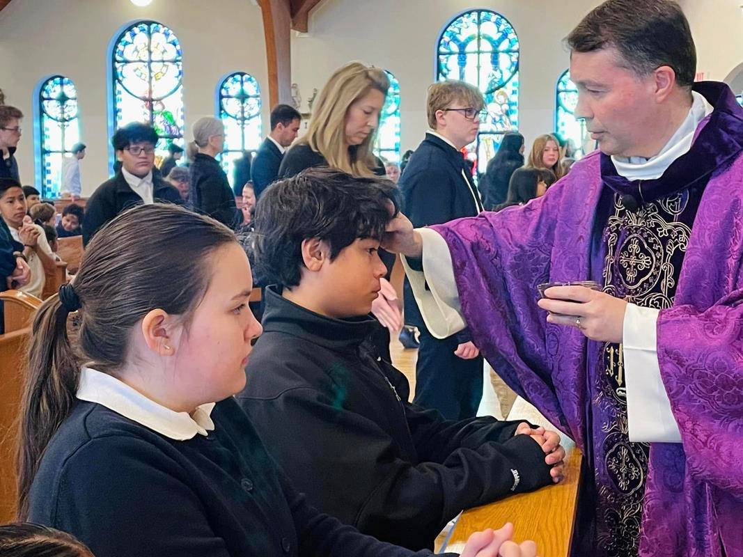 All ages attended the school Mass the 9 a.m. on Ash Wednesday at Immaculate Conception Church in Hendersonville to mark the beginning of the Lenten Season for the Catholic faithful. 