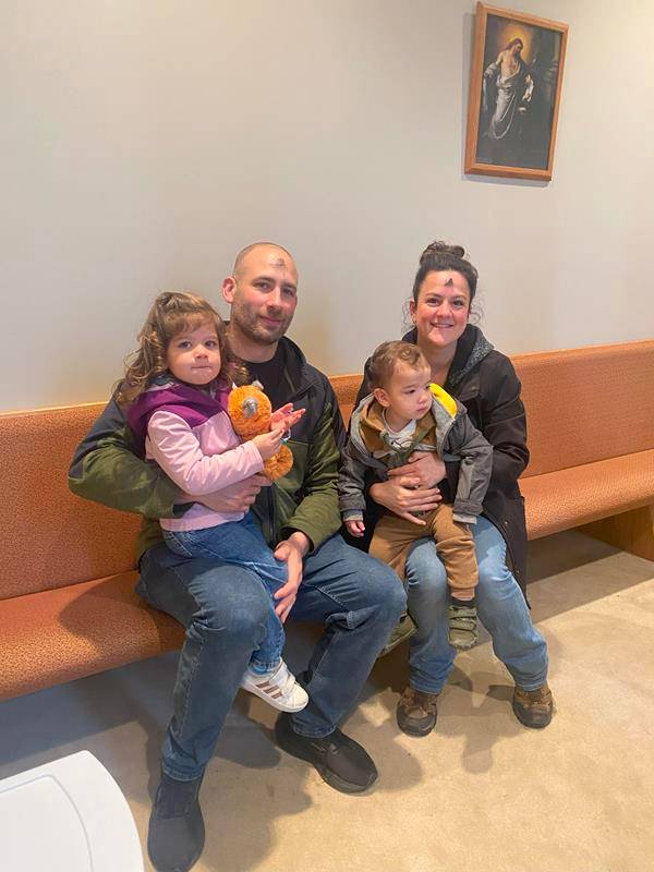 St. Therese in Mooresville had five Masses on Ash Wednesday in addition to visiting a number of nursing homes, homebound parishioners and the preschool.  They expected the total number of parishioners and visitors receiving ashes to be in the thousands. 