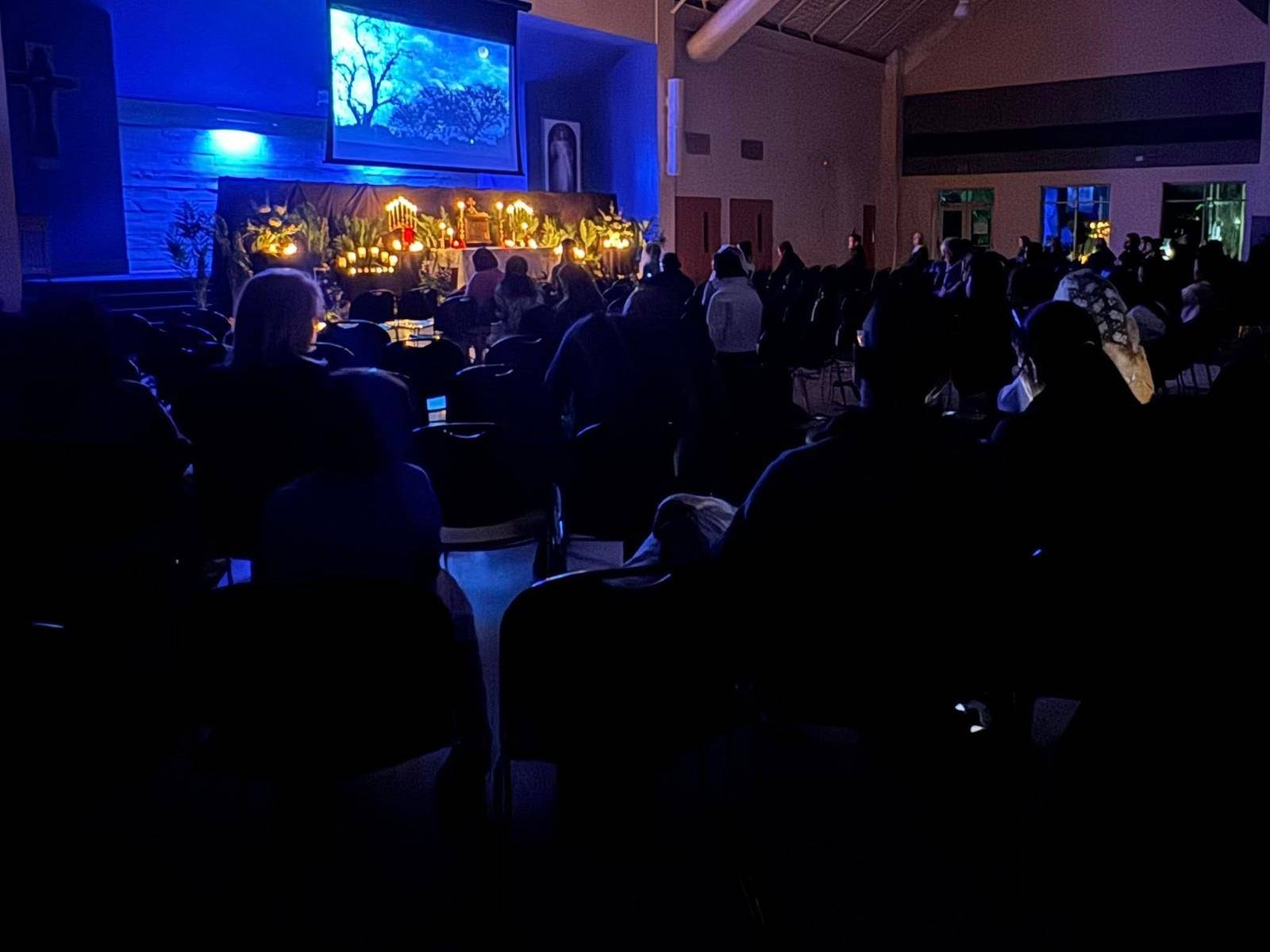 Holy Thursday Altar of Repose at St. Mark Church in Huntersville. (Photos by Amy Burger)