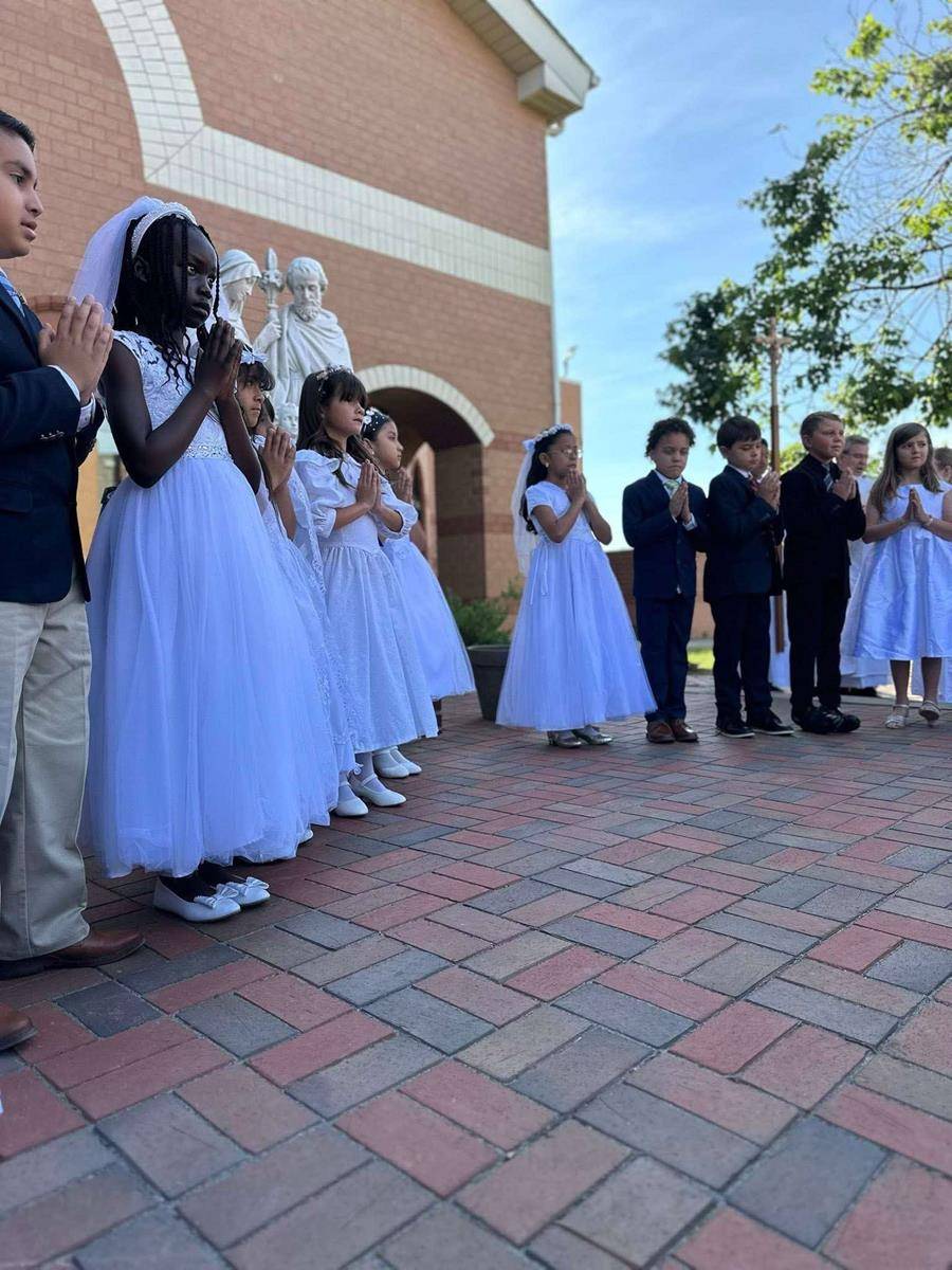 Immaculate Heart of Mary School in High Point honored our Holy Mother, Mary, with our May Crowning on May 7. 