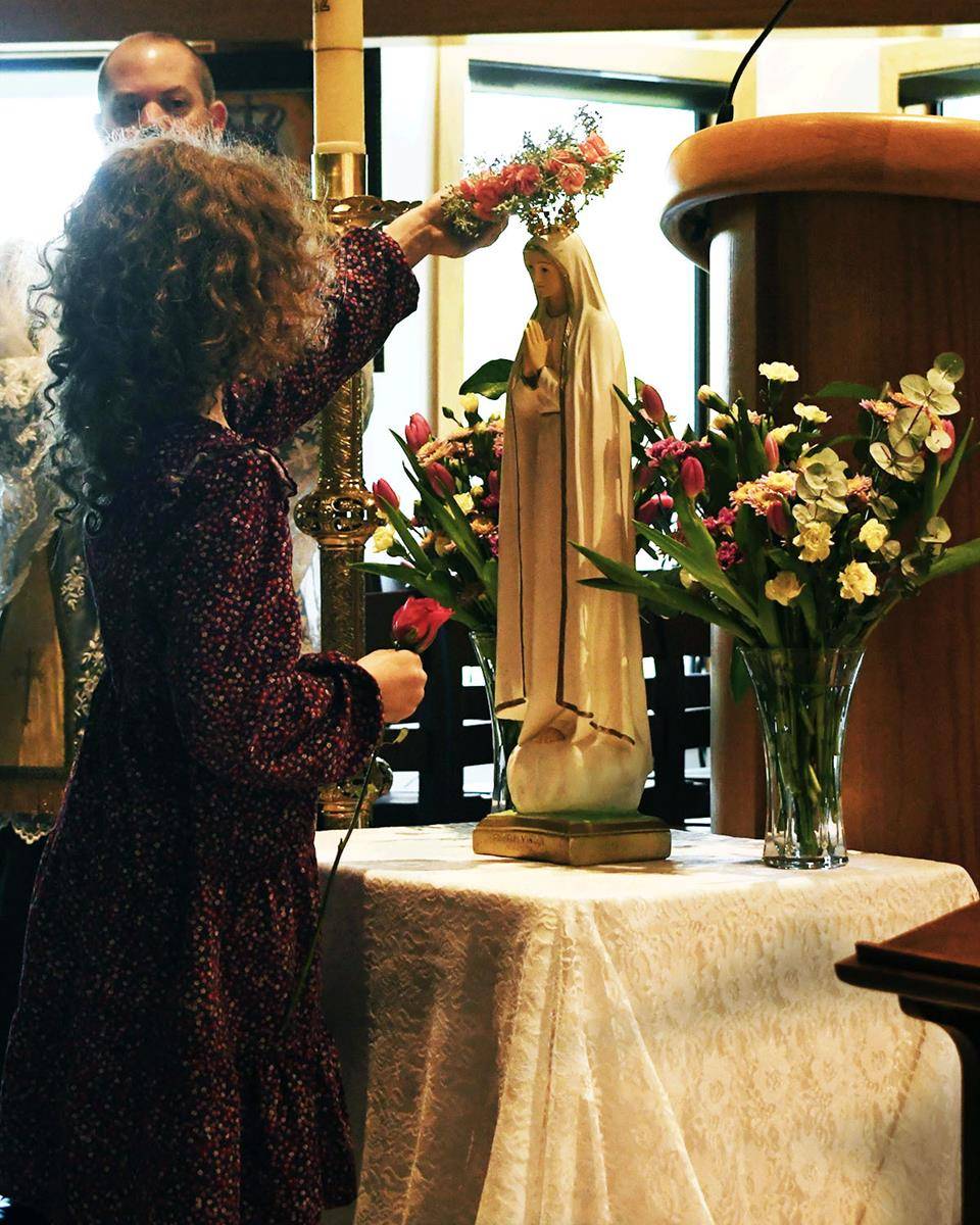 May Crowning held at St. Elizabeth Church in Boone.