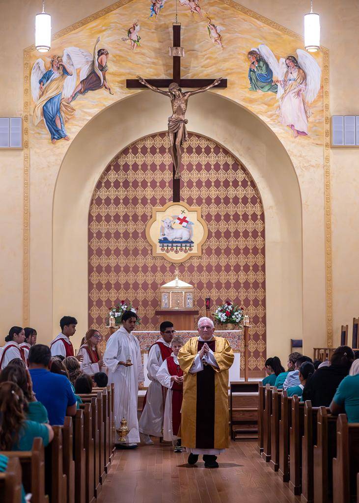 Our Lady of Lourdes Parish in Monroe turned their Corpus Christi celebration into a three-day retreat, a “Eucharistic Triduum.” (Copy)
