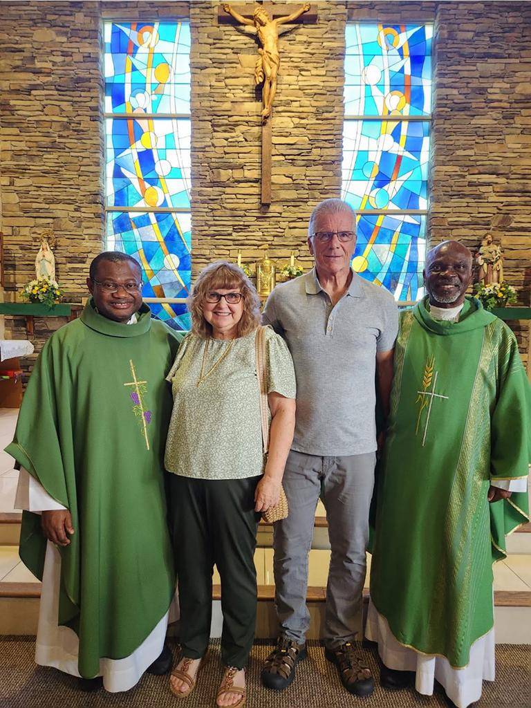 Father Sabastian Umouyo, the pastor of Our Lady of the Rosary Parish in Lexington, is leaving to become the new pastor of St. Eugene Parish in Asheville. 