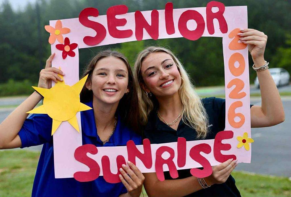 Christ the King High School seniors marked the start of the year with Senior Sunrise. 