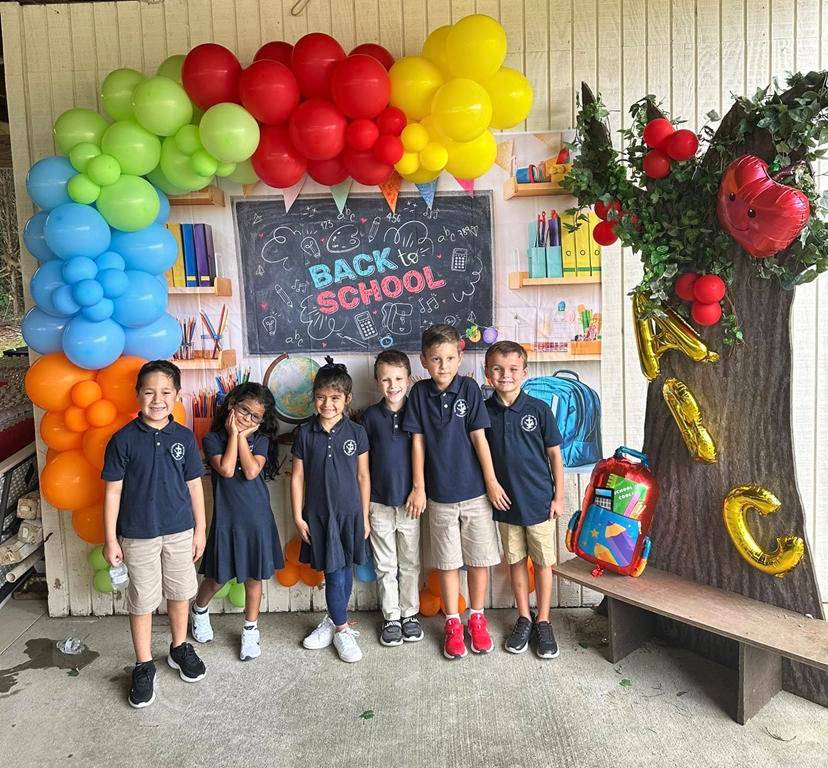 Immaculate Heart of Mary School in High Point welcomes students back to school with a picnic. 