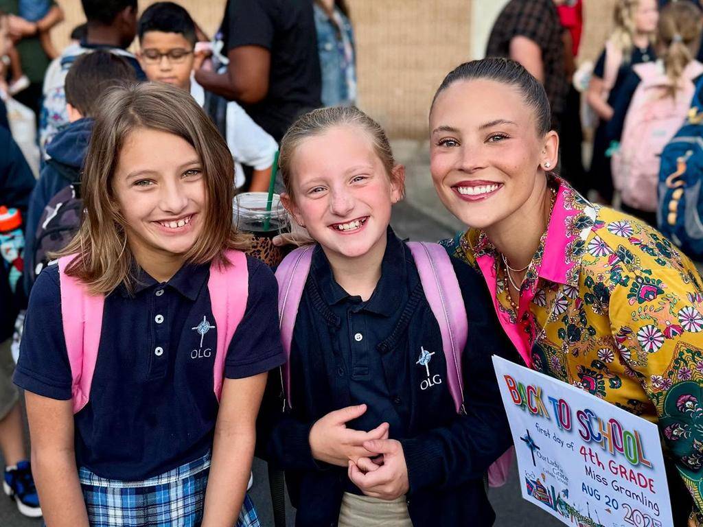 Students are ready for an exciting year at Our Lady of Grace School in Greensboro. 