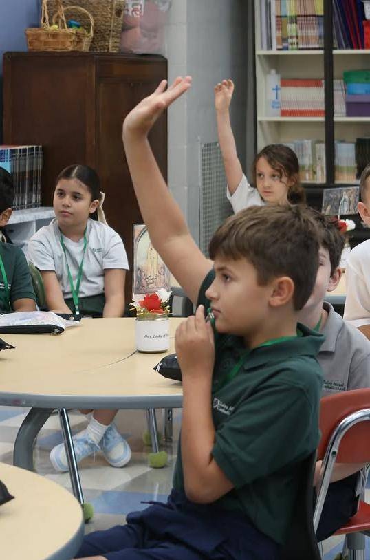 Students are back at St. Michael School in Gastonia to learn and grow in their faith. 