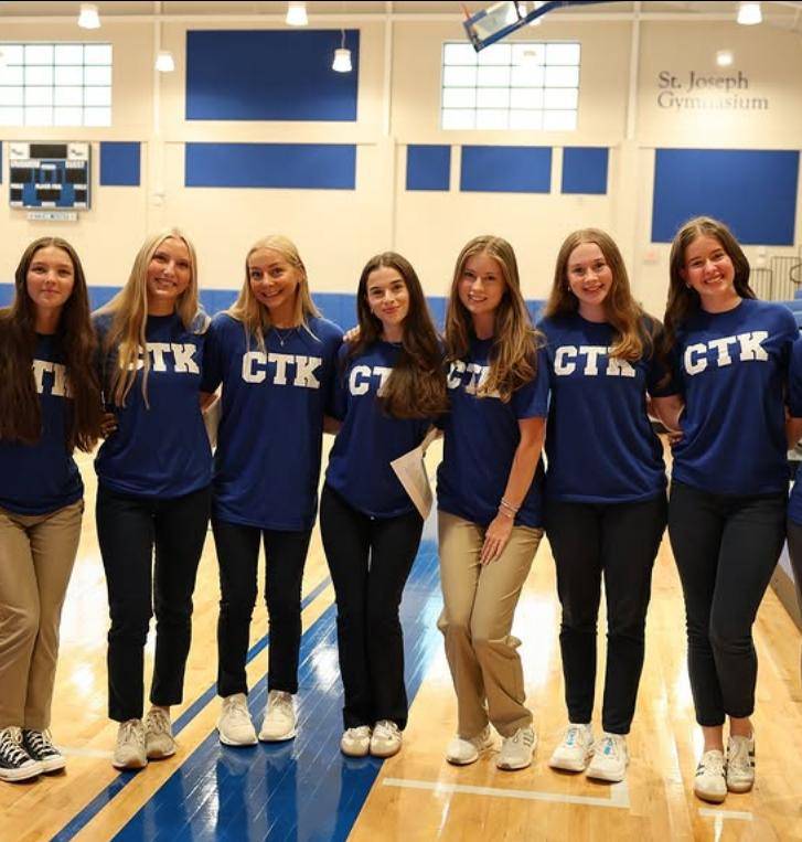 New Christ the King students were welcomed to the school during orientation. 