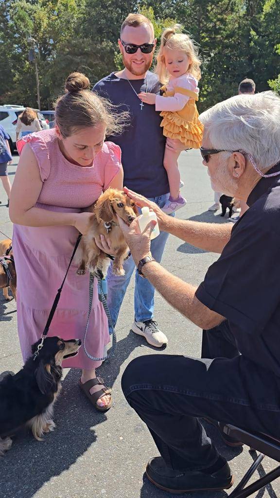 St. Francis was honored with animal blessings at St. James the Greater in Concord.