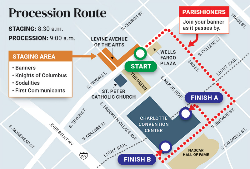 082925 Eucharistic Congress Procession Map 2025