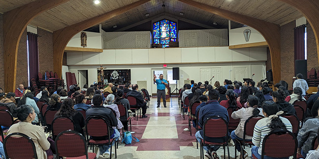 Retiro cuaresmal en la Iglesia San Luis Gonzaga en Hickory