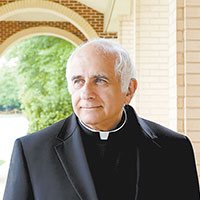 Former St. Mark pastor Msgr. Bellow 