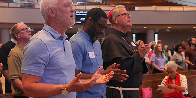 Bishop Martin and Charlotte religious leaders unite in prayer