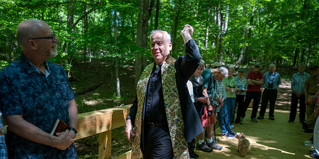 Pennybyrn dedicates bridge to long-time resident couple