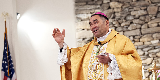 Peruvian bishop visits Hendersonville, recounts meetings with pope