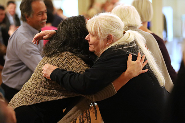 012326 DMI St Francis welcoming hug