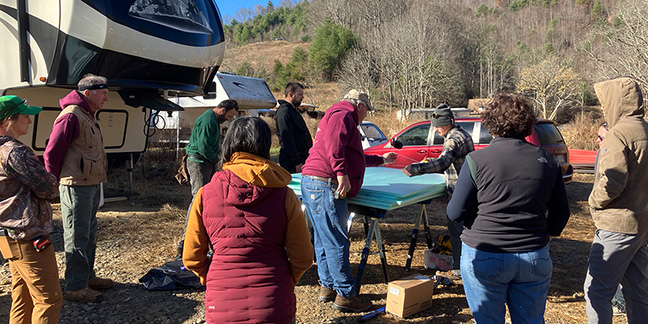 Catholic Charities helps Helene survivors stay warm