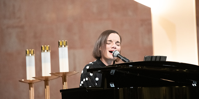 Sarah Kroger's voice melts hearts at St. Matthew Parish