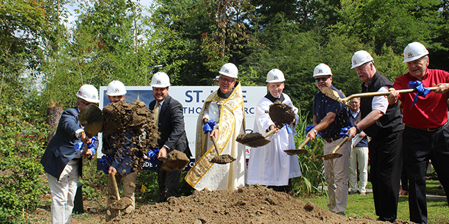 A joyful day in Sapphire as St. Jude breaks ground for new church