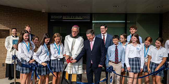  Holy Trinity Academy holds ribbon-cutting for newly renovated buildings 