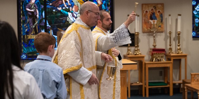 Holy Trinity Middle’s chapel dedicated to Our Lady of Fatima