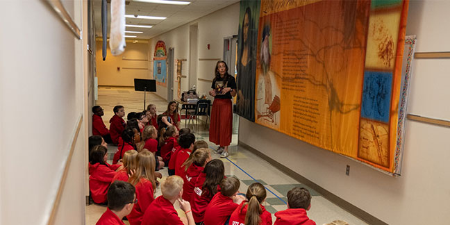 St. Matthew students view Da Vinci masterpieces in traveling exhibit