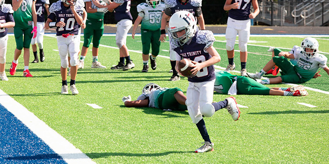 Touchdown moment melts hearts, fulfills dream