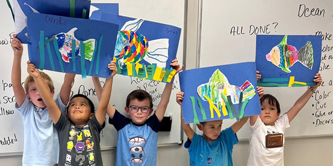 Sacred Heart School receives gift for art room upgrades