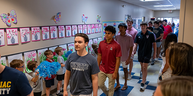 A Wildcat sendoff