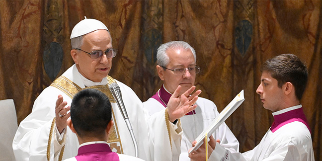 New pope calls for Christian witness in world that finds faith 'absurd'