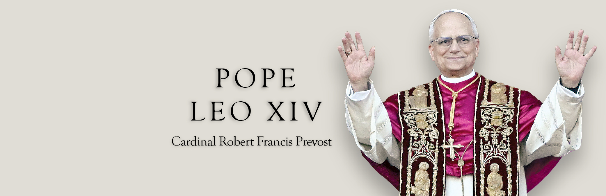 Celebrating our American pope