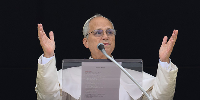 Peace is built on respect, only good can combat evil, pope says