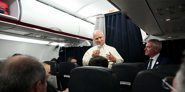 Pope Leo says he's not in 'panic mode' over AI, but warns against ignoring risks